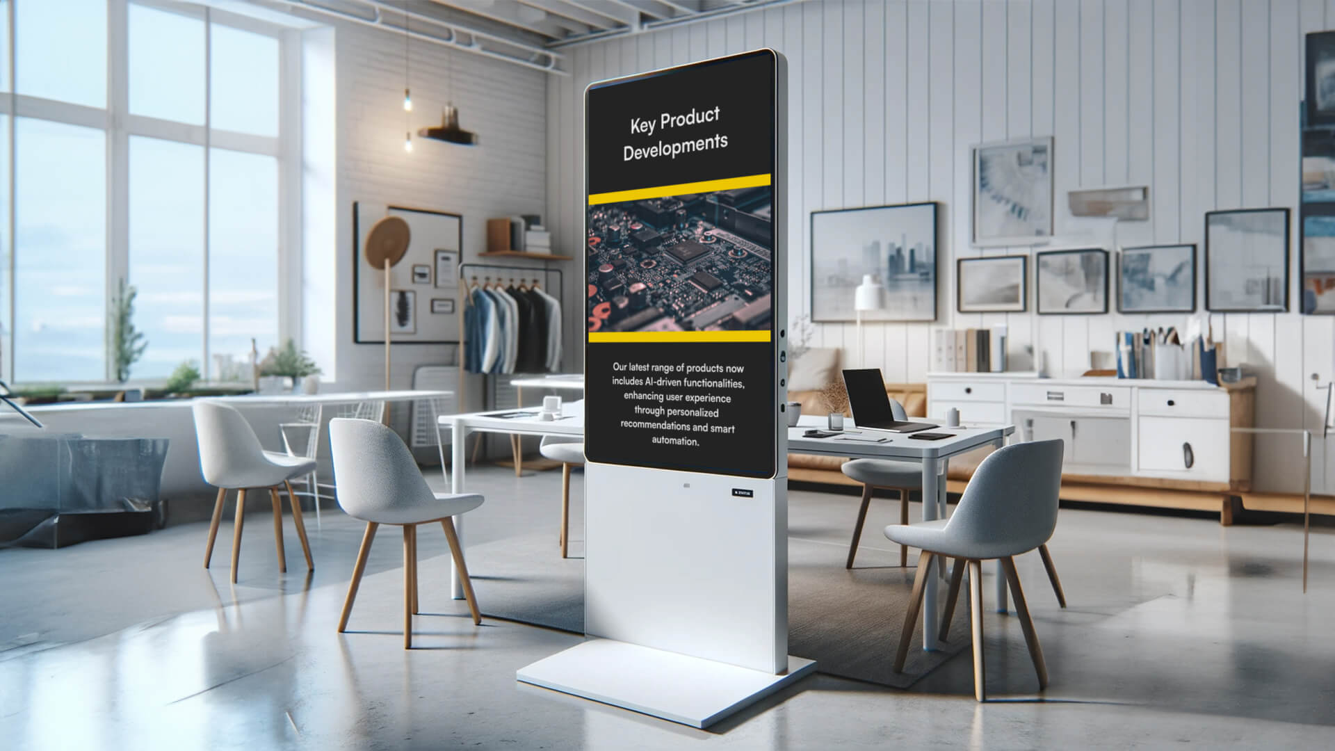 Corporate Floor Stand